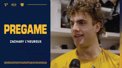 Pregame: Zachary L’Heureux