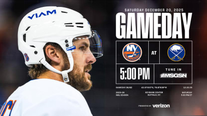 Game Preview: Islanders at Sabres Dec. 20