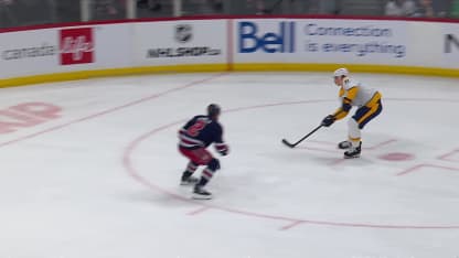 NSH@WPG: Wood scores goal against Connor Hellebuyck