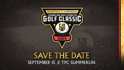 Vegas Golden Knights to Host 2025 VGK Golf Classic on Monday, September 15