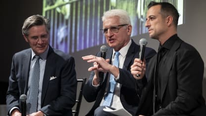 Rob McClanahan Buzz Schneider Tony RealiNHL Go Forward foundation event