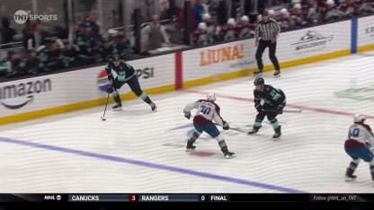 COL@SEA: Wright scores goal against Mackenzie Blackwood