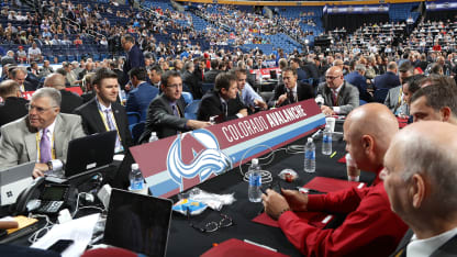 Avalanche Scouts table 2016 NHL Draft Buffalo