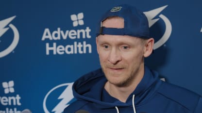 Corey Perry | Pregame at Toronto Maple Leafs