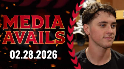 Shane Pinto Pregame Media vs TOR 