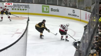 Fabian Zetterlund with a Powerplay Goal vs. les Bruins de Boston