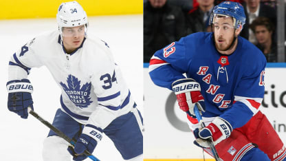 TOR NYR Matthews Hayes