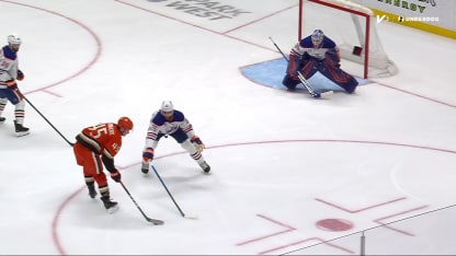 EDM@ANA: Sennecke scores goal against Tristan Jarry