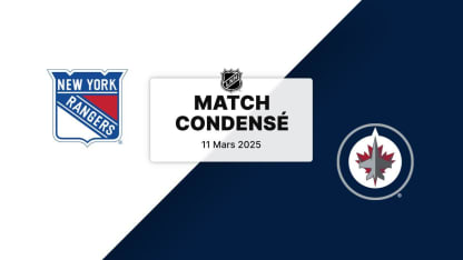 Match condensé : NYR @ WPG 11/03/2025