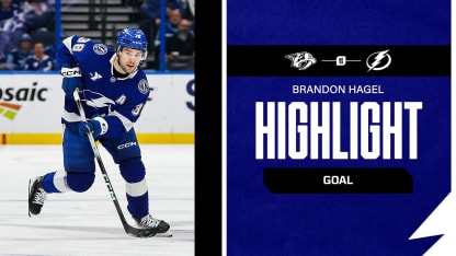 TBL vs. NSH | Hagel scores off the post