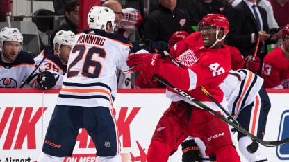 Oilers at Red Wings