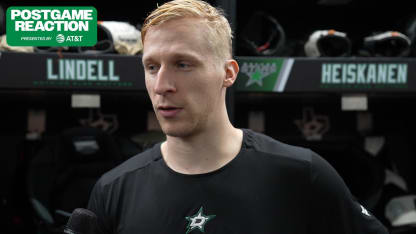 FLA@DAL Postgame: Esa Lindell