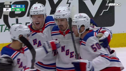 NYR@DAL: Kreider scores empty-net goal