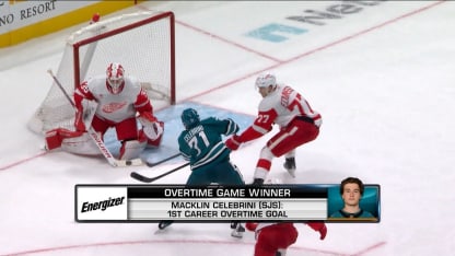 Energizer OT Winner: Macklin Celebrini