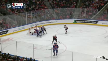 Linus Ullmark with a Spectacular Goalie Save vs. Edmonton Oilers