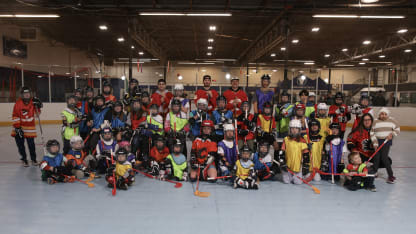 Photo Gallery - Floor Hockey Practice With Kids Cancer Care