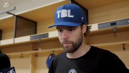 Brandon Hagel | Postgame at Seattle Kraken