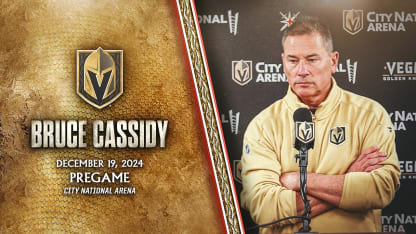 Bruce Cassidy Pregame 12/19