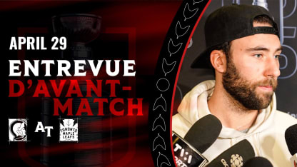 Michael Amadio entrevue d'avant-match contre TOR