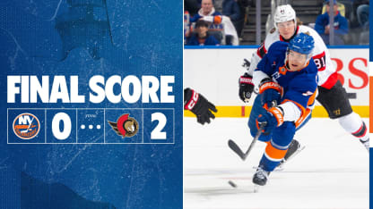 The Skinny: Senators 2, Islanders 0