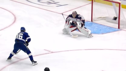 Kucherov s'échappe et double l'avance