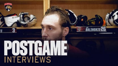 FLA vs. EDM: Balinskis (Postgame)