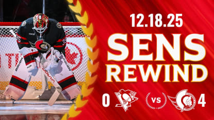 Sens Rewind: Home for the Holidays with a Sens Win