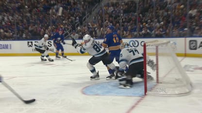 UTA@BUF: Vejmelka with a great save against Michael Kesselring