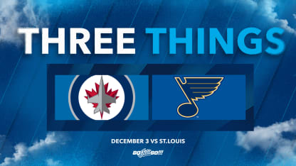 Three things - Blues play solid road game 