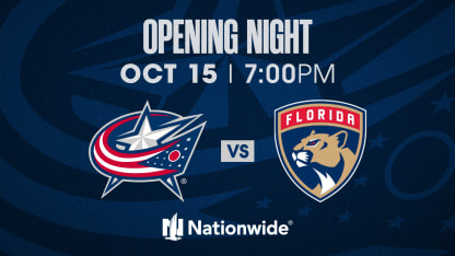 TUESDAY, OCTOBER 15 AT 7 PM VS. FLORIDA PANTHERS