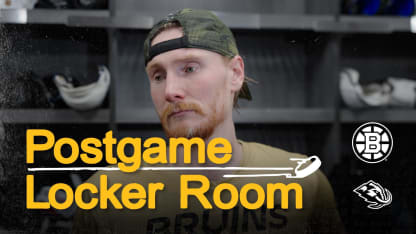 Locker Room Raw: Korpisalo, Pastrnak, Zacha, and McAvoy