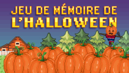 Jeu de mémoire de l'Halloween