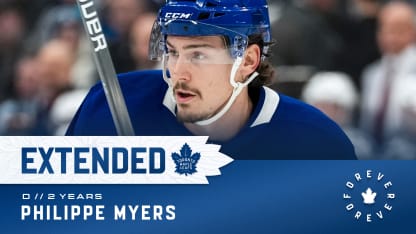 Maple Leafs Sign Defenceman Philippe Myers To Two-year Contract Extension