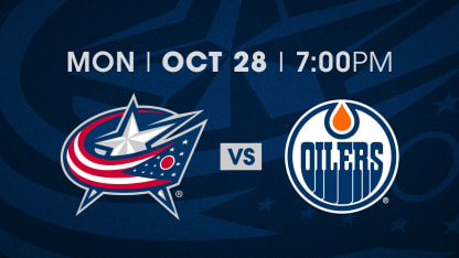 MONDAY, OCTOBER 28 AT 7 PM VS. EDMONTON OILERS