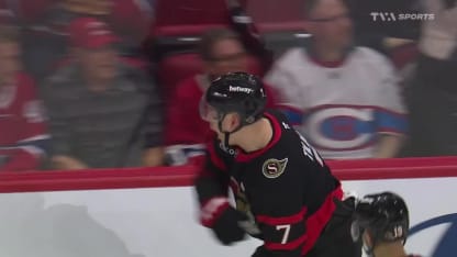 MTL@OTT: Tkachuk marque un but en A.N. contre Samuel Montembeault