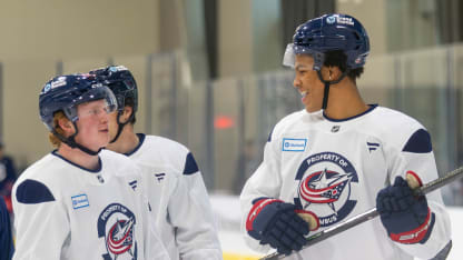 blue jackets college prospects cayden lindstrom jackson smith