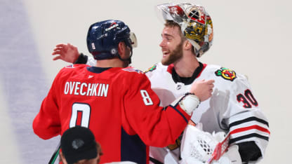 Les Blackhawks félicitent Ovechkin