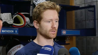 Avant-match c. BUF : Matheson