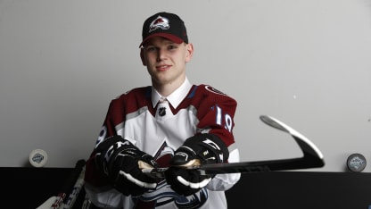 Bowen Byram 2019 NHL Draft pose portrait