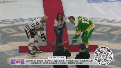 Foligno Face-Off helping breast cancer research