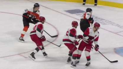 CAR@PHI: Zegras scores goal against Pyotr Kochetkov