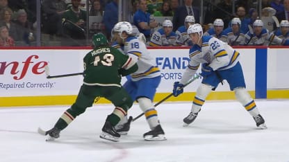 STL@MIN: Mailloux scores goal against Filip Gustavsson