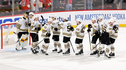 Bruins celebrate after game 5