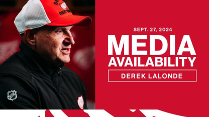 Derek Lalonde Media Availability | Sept. 27, 2024