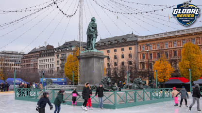 NHL Global Fan Tour besöker Kungsträdgården