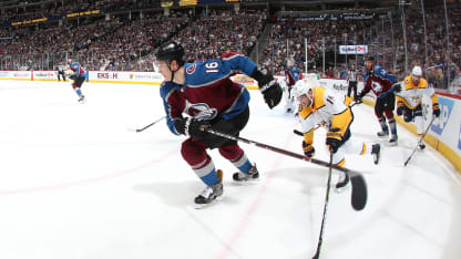 Nikita Zadorov Stanley Cup Playoffs Nashville Predators Round 1 Game 6