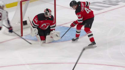 CBJ@NJD: Coyle scores goal against Jake Allen