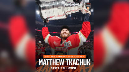 Matthew Tkachuk to be College GameDay celebrity picker 