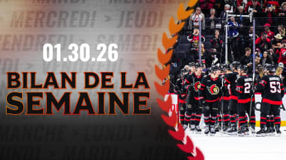 Passons la dernière semaine de janvier à la maison.