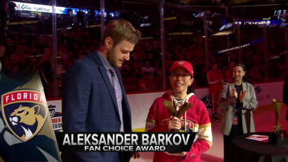 Panthers present players with awards